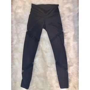 Athletic Leggings with Mesh Details